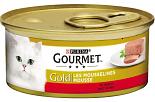 Gourmet kattenvoer Gold Mousse rund 85 gr