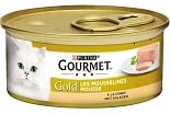 Gourmet kattenvoer Gold Mousse kalkoen 85 gr