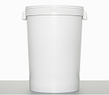 SuperFos Voerton met Drukdeksel Wit 42 ltr