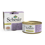 Schesir Kattenvoer Tonijn/Kip Bouillon 70 gr