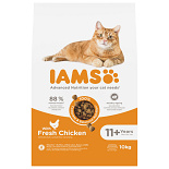 IAMS Kattenvoer Senior 11+ Chicken 10 kg