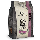 Monopets Hondenvoer Fresh Meat Puppy Medium Lamb 12 kg