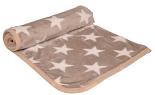 Petlando knuffeldeken Stars beige