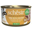 Schesir Kattenvoer Complete Tonijn & Kip Gelei 85 gr