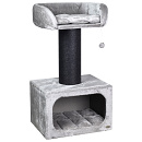 Boony Krabpaal Sasso XXL Grijs/Zwart 110 cm