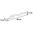 Flamingo Flocco Touw Kaki 95 cm