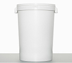 SuperFos Voerton met Drukdeksel Wit 42 ltr