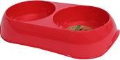 Moderna Voerbak Gusto Dubbel Recycled Coral XS