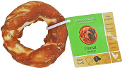 Donut Kip met Banderol 7 cm