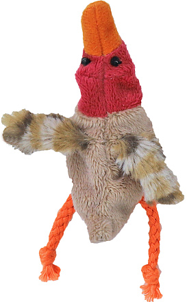 Kip/Eend met Touwpoot Assorti 12 cm