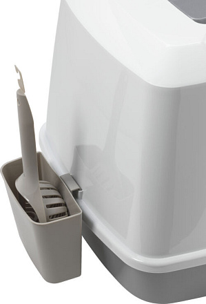 Moderna kattenbakschep Handy Max en Caddy Recycled Warmgrijs
