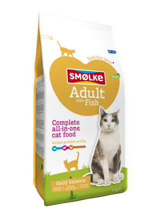 Smølke kattenvoer Adult with Fish and Rice 2 kg