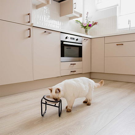 District 70 Voerbakstandaard Butler Enkel Zwart