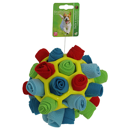 Hondenspeelgoed Snuffelbal Geel Ø 13 cm