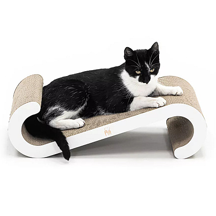 Petrebels Krabkarton Scratch 'n Rebel Bella 60 White