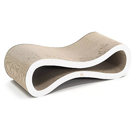 Petrebels Krabkarton Scratch 'n Rebel Simba 75 White