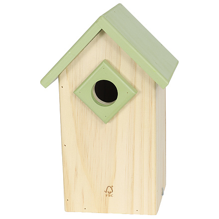 Mezenkast Ø 34 mm Lichtgroen Puntdak