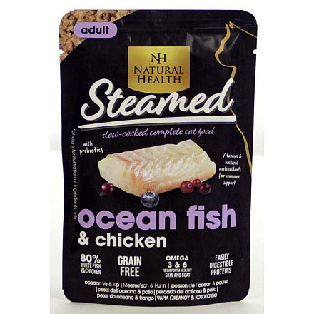 Natural Health Kattenvoer Steamed Ocean 85 gr