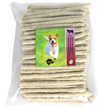 Kauwstaaf Collageen Pens 9 mm 13 cm 100 st