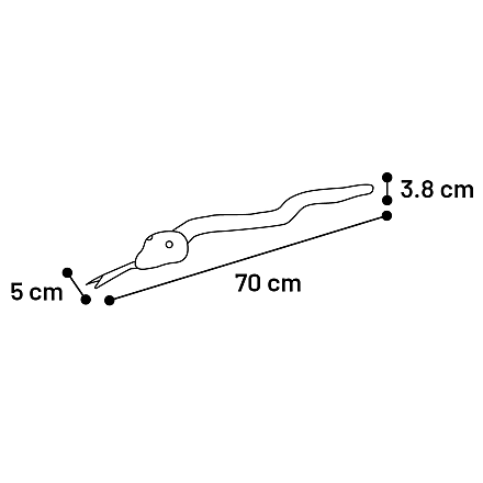 Flamingo Flocco Touw Kaki 70 cm