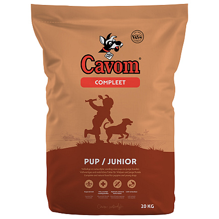 Cavom hondenvoer Compleet Pup/Junior<br> 20 kg