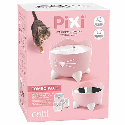 Catit PIXI Drinkfontein Combo Kit Roze