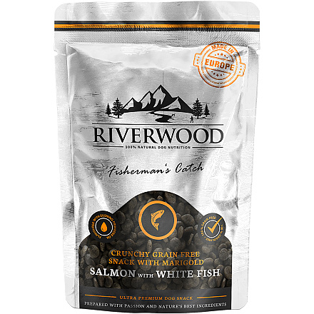 Riverwood Fishermans Catch Salmon & White Fish crunchy 200 gr