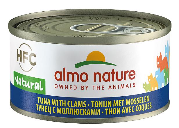 Almo Nature kattenvoer HFC Natural tonijn en mosselen 70 gr