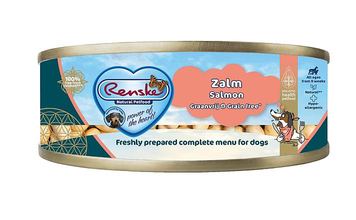 Renske hondenvoer Vers Vlees Maaltijd Zalm Graanvrij 95 gr